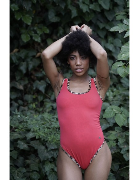 BAÑADOR MONARCA ROJO Y LEOP