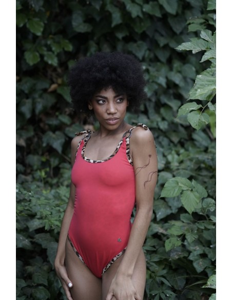 BAÑADOR MONARCA ROJO Y LEOP