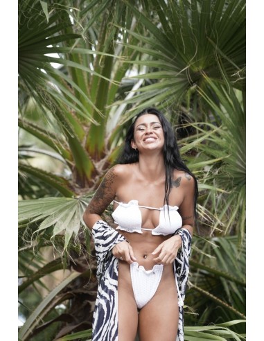 BIKINI SQUARES VUELOS BLANCA REVERSIBLE