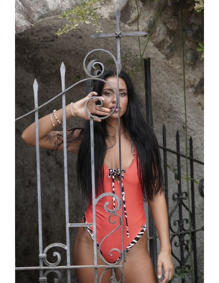 BAÑADOR OAXACA ROJO / CEBRA REVERSIBLE